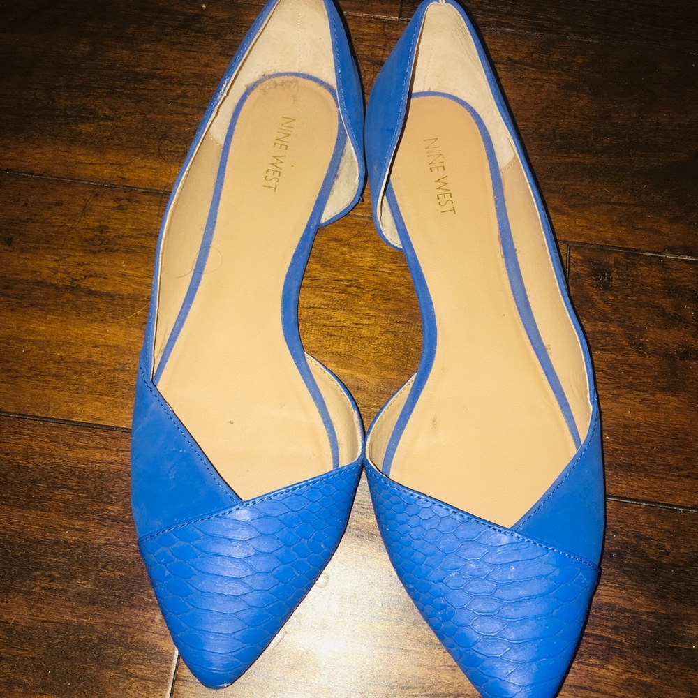Blue flats